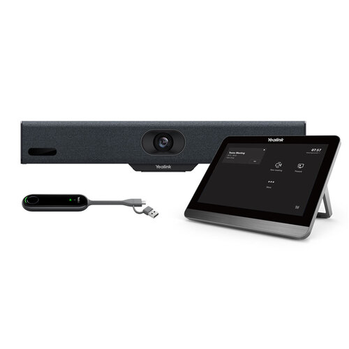 YealinkA10-025 Compact Collaboration Bar for Huddle Rooms with VCR11 remote and WPP30