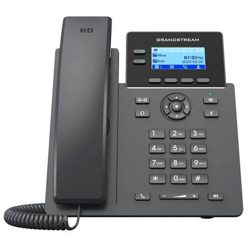 Grandstream GRP2602W 2 Lines, 2 SIP Accounts, 2.21" Screen, WiFi IP Phone