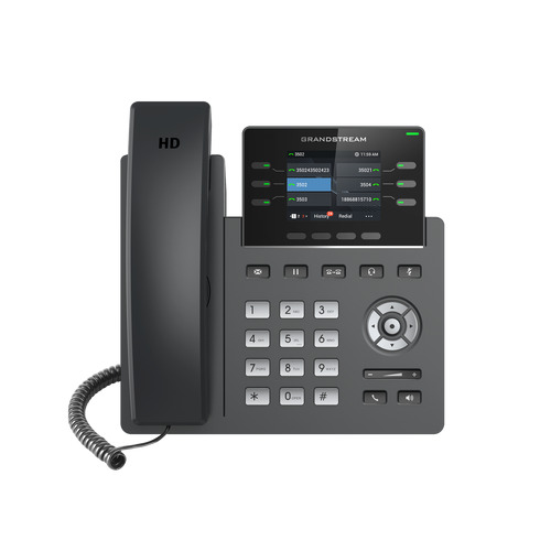 Grandstream GRP2613 3-line IP Phone Dual colour LCD displays