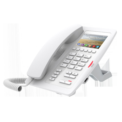 FANVIL H5 Hotel / Office Enterprise IP Phone - 3.5' Colour Screen, 1 Line, 6 x Programmable Buttons, Dual 10/100 NIC, POE