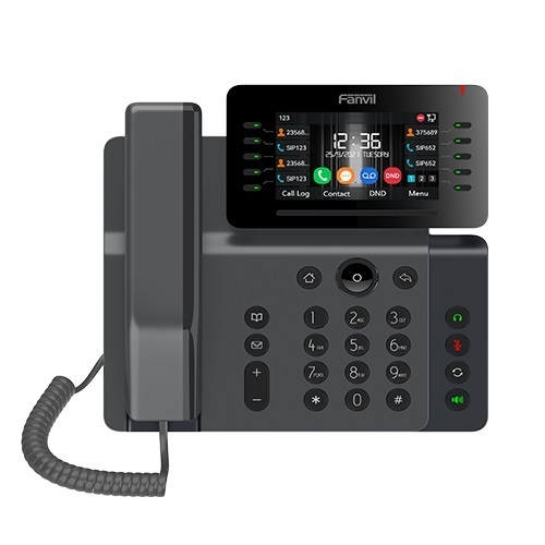 Fanvil V65 Prime Business Phone, 4.3' Adjustable Screen, built-in BT and Wi-Fi, 20 Lines, 45 DSS Keys