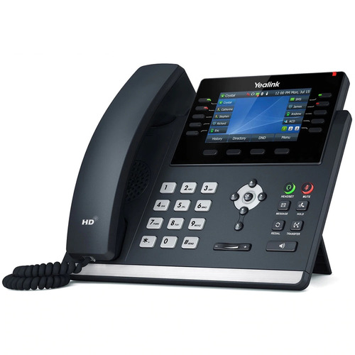 Yealink SIP-T46U IP Phone for Office Workers and Professionals Corded Wall Mountable