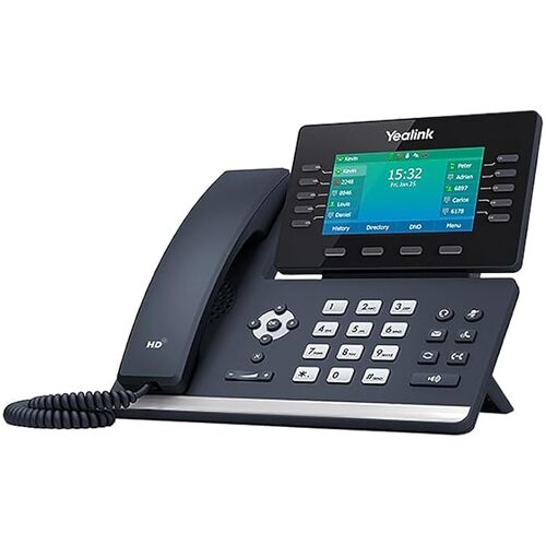 Yealink SIP-T54W IP Phone Corded/Cordless Wi-Fi Bluetooth  Wall Mountable