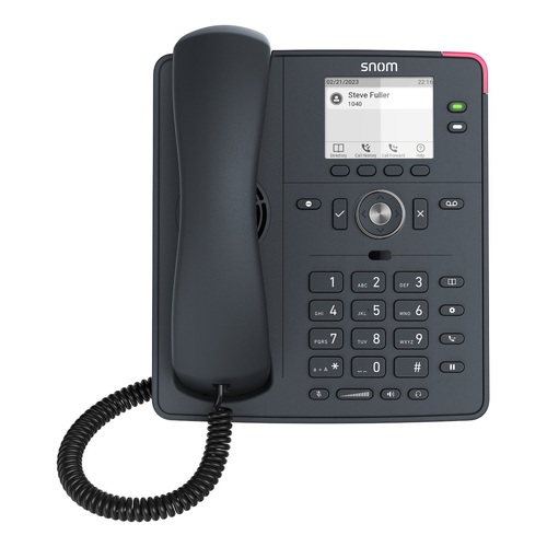 SNOM D140 DeskTelephone, PoE, HD Audio, 2 SIP Identities