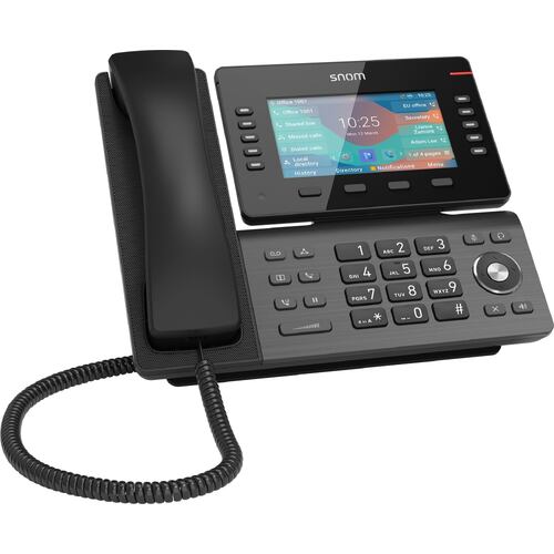 SNOM D865 USB-A DeskTelephone, HD Audio, Hands Free Capability, Bluetooth