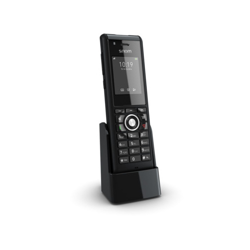 SNOM M85 Ruggedized DECT Industrial handset with wideband HD audio quality